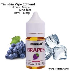 Tinh dầu Vape Saltnic Edmund Grape (Nho mát dịu) (30ml 40mg)