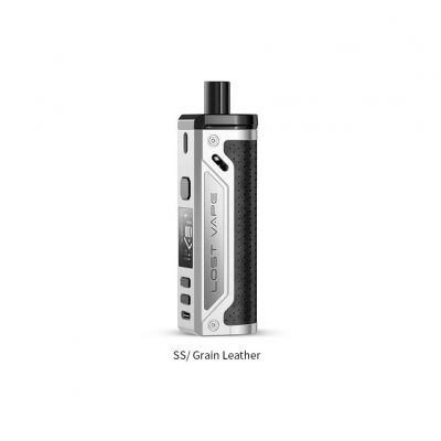 Lost Vape Thelema 80W Pod Kit SS Leather