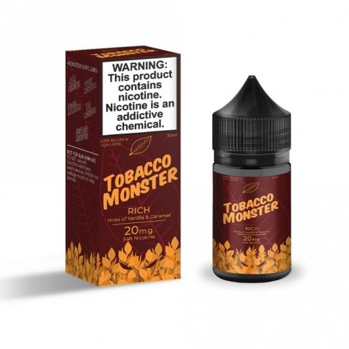 Tobaco Monster Rich Hints of Vanilla Caramenl 20mg VapeTinhTe