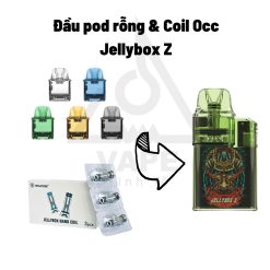 Đầu pod và coil occ Jellybox Z